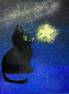 “Traveling Star Meets Her Match” Art Print by Nikah