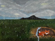 “Mama Fox’s Nest” Art Prints by Nikah