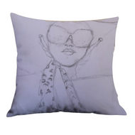 Color Me: Sister Sunshower Accent Pillow