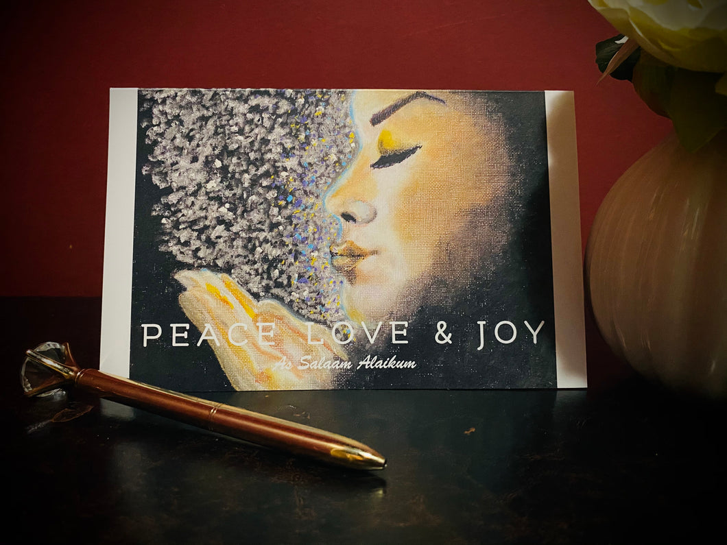 PEACE,LOVE,JOY Greeting Card