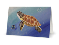 Mr Sea Turtle and Myrtle Greeting Card
